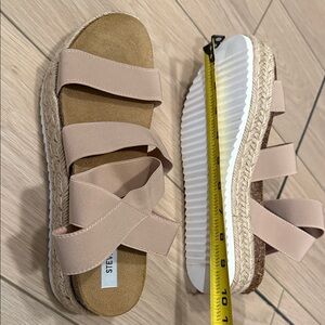 Steve Madden Women's Beige Espadrille Sandals